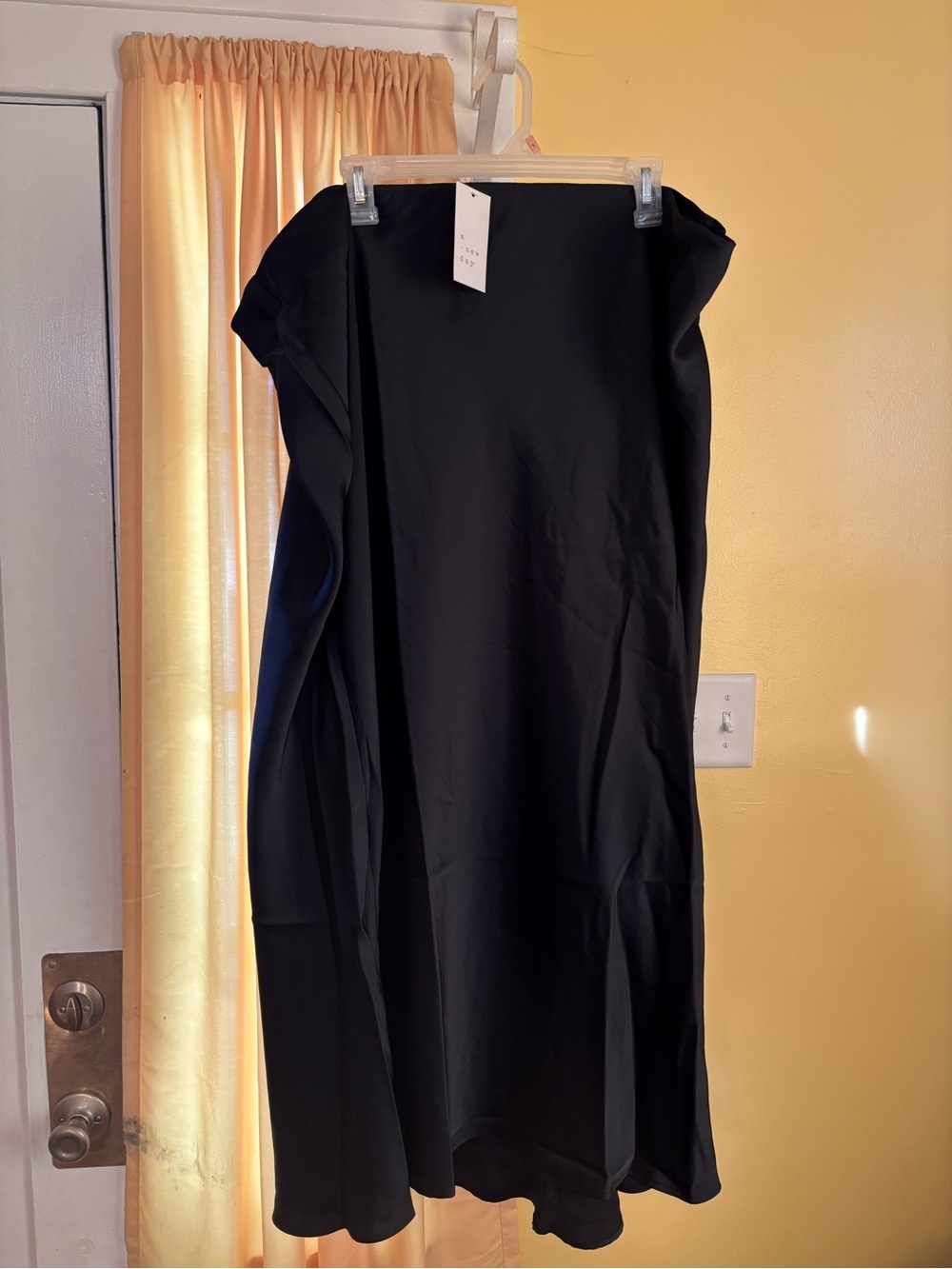 a new day Black Midi skirt